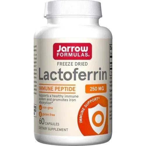 Натуральна добавка Jarrow Formulas Lactoferrin 250 mg, 60 капсул