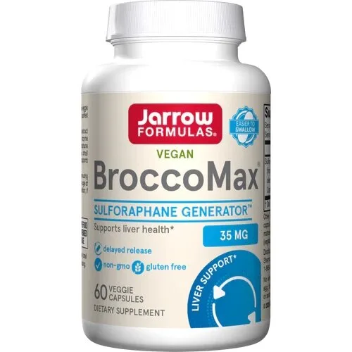 Натуральна добавка Jarrow Formulas Vegan BroccoMax, 60 вегакапсул