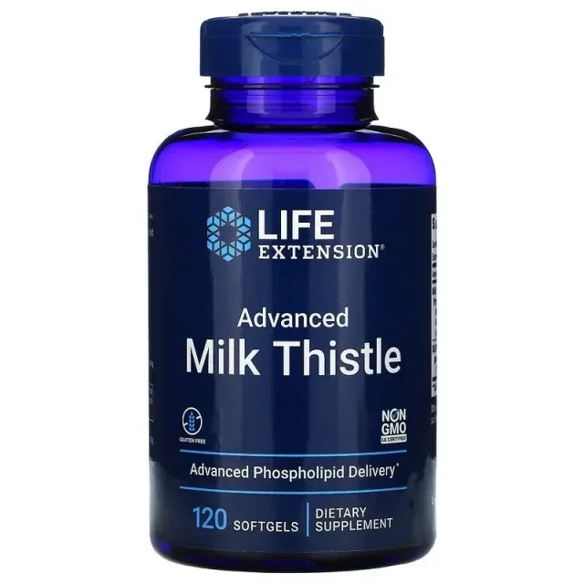 Натуральна добавка Life Extension Advanced Milk Thistle, 120 капсул