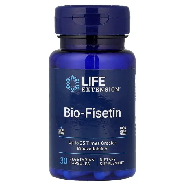 Натуральна добавка Life Extension Bio-Fisetin, 30 вегакапсул
