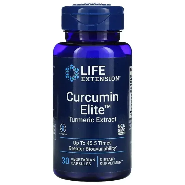 Натуральна добавка Life Extension Curcumin Elite, 30 вегакапсул