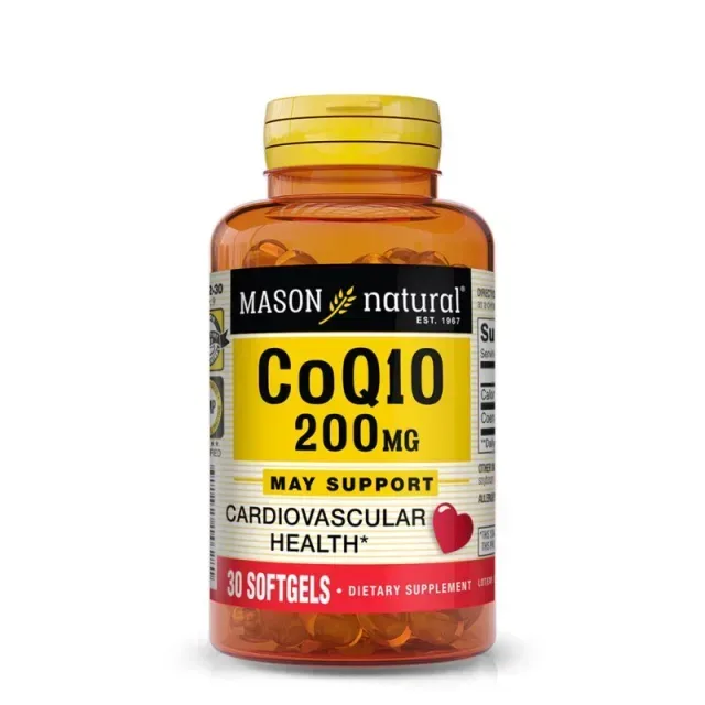 Натуральна добавка Mason Natural Co Q10 200 mg, 30 капсул