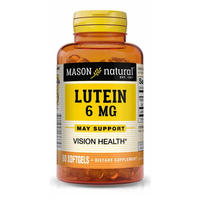 Натуральна добавка Mason Natural Lutein 6 mg, 60 капсул