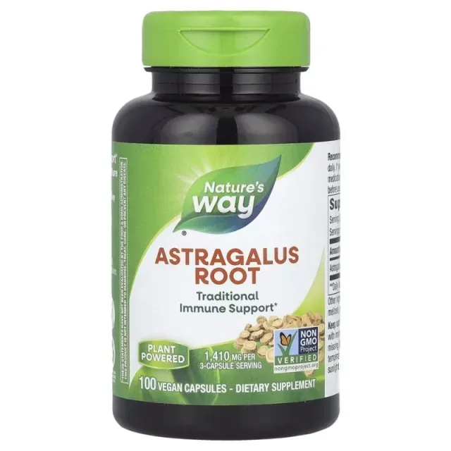 Натуральна добавка Nature's Way Astragalus Root, 100 капсул