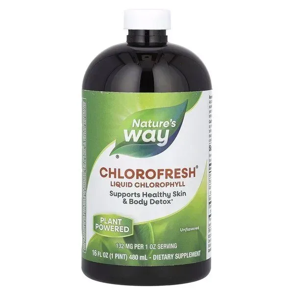 Натуральна добавка Nature's Way Chlorofresh Liquid, 480 мл, М'ята