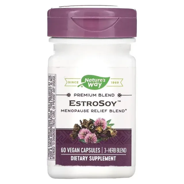 Натуральна добавка Nature's Way EstroSoy Menopause Relief Blend, 60 вегакапсул