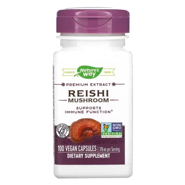 Натуральна добавка Nature's Way Reishi, 100 капсул