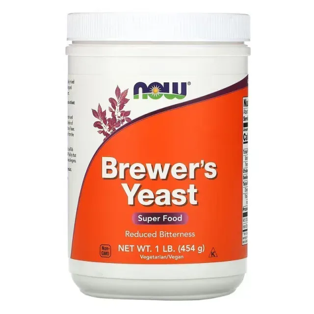 Натуральна добавка NOW Brewer's Yeast Super Food, 454 грам
