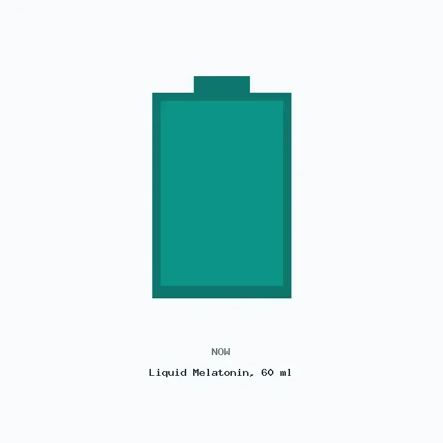 Натуральна добавка NOW Liquid Melatonin, 60 мл