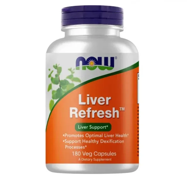 Натуральная добавка NOW Liver Refresh, 180 вегакапсул