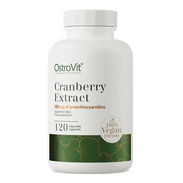 Натуральна добавка OstroVit Vege Cranberry Extract, 120 капсул