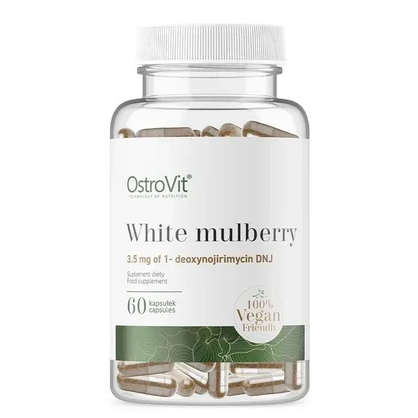 Натуральна добавка OstroVit Vege White Mulberry, 60 вегакапсул