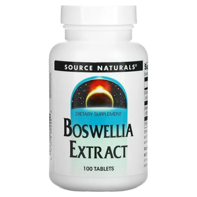 Натуральна добавка Source Naturals Boswellia Extract, 100 таблеток