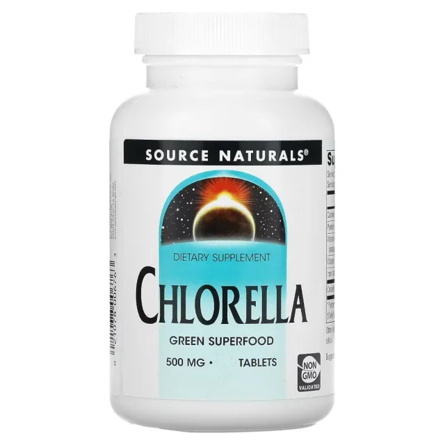 Натуральна добавка Source Naturals Chlorella, 100 таблеток