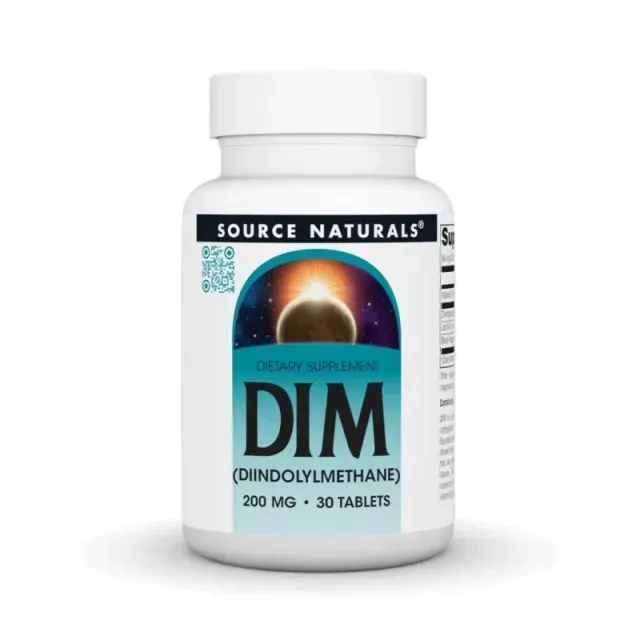 Натуральна добавка Source Naturals DIM 200 mg, 30 таблеток