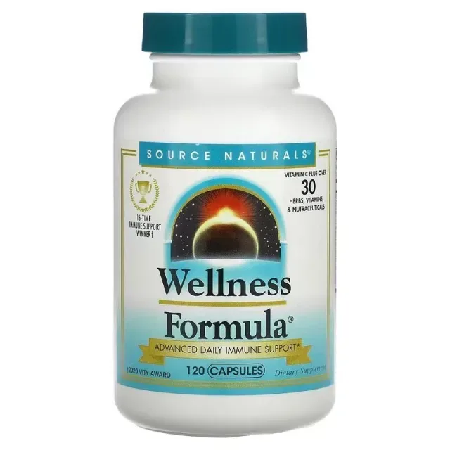 Натуральна добавка Source Naturals Wellness Formula, 120 капсул