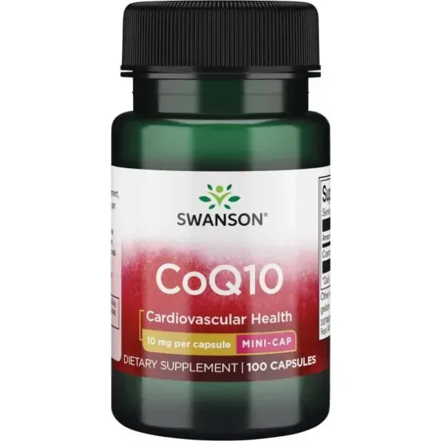 Натуральная добавка Swanson CoQ10 10 mg, 100 мин капсул