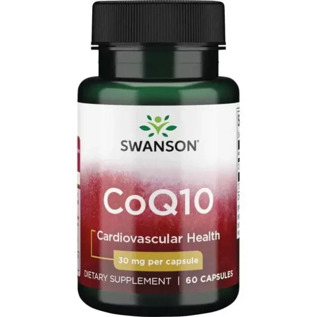 Натуральная добавка Swanson CoQ10 30 mg, 60 капсул