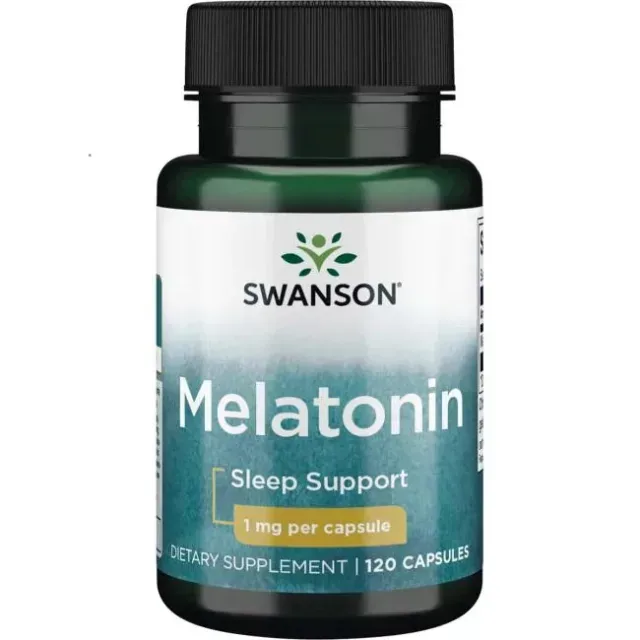 Натуральна добавка Swanson Melatonin 3 mg, 120 капсул