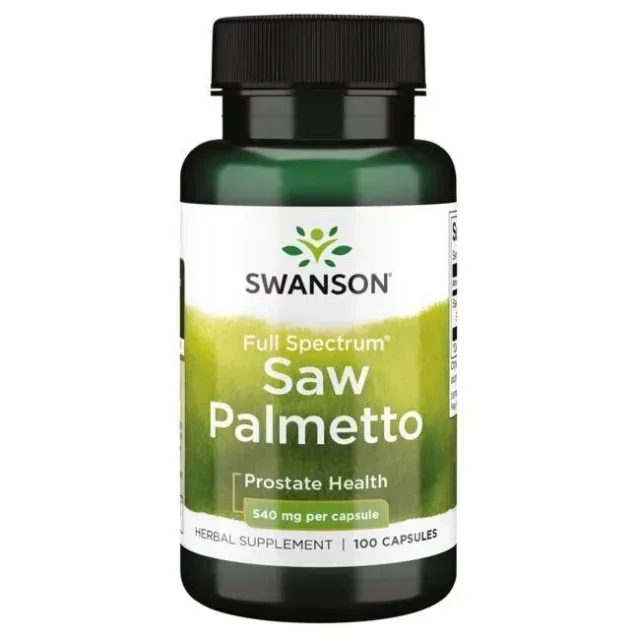 Натуральна добавка Swanson Saw Palmetto 540 mg Full Spectrum, 100 капсул