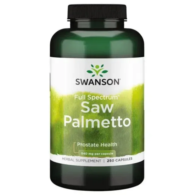 Натуральна добавка Swanson Saw Palmetto 540 mg Full Spectrum, 250 капсул
