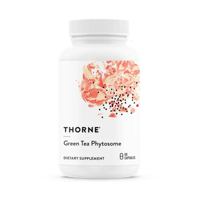 Натуральна добавка Thorne Green Tea Phytosome, 60 капсул