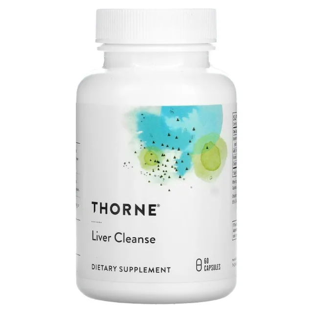 Натуральна добавка Thorne Liver Cleanse, 60 капсул для очищення печінки