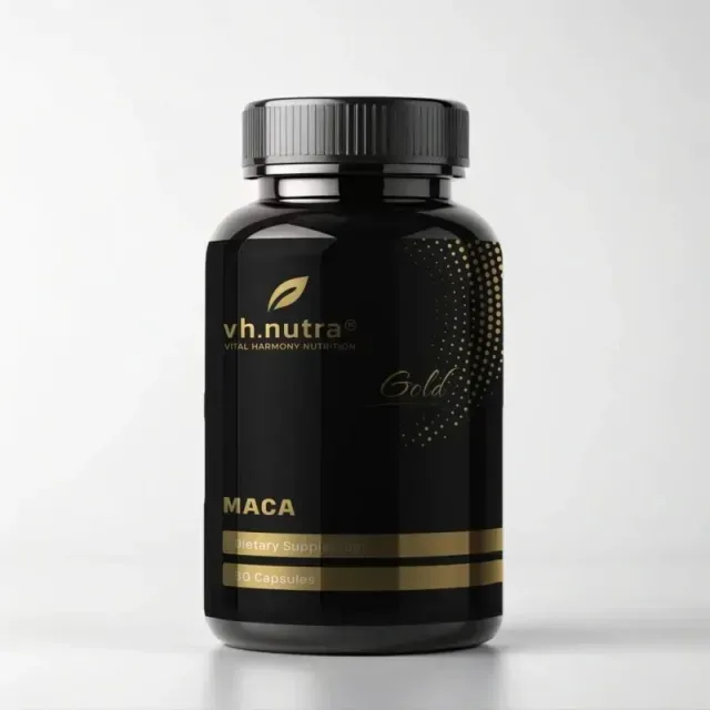 Натуральна добавка VitalHarmony Gold Maca 600 mg, 60 капсул для енергії та лібідо