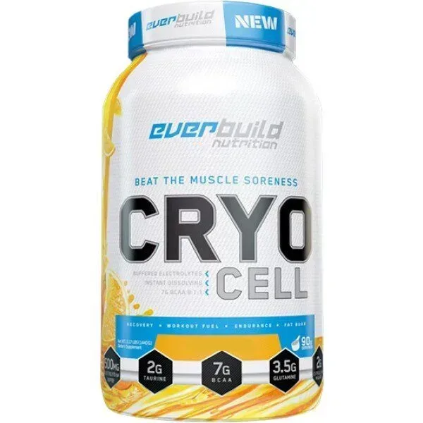 Незамінні амінокислоти EverBuild Nutrition Cryo Cell BCAA 8:1:1, 1.4 кг - Кисле яблуко