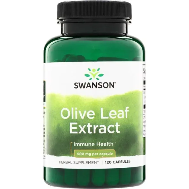 Olive Leaf Extract 500 mg, 120 капсул