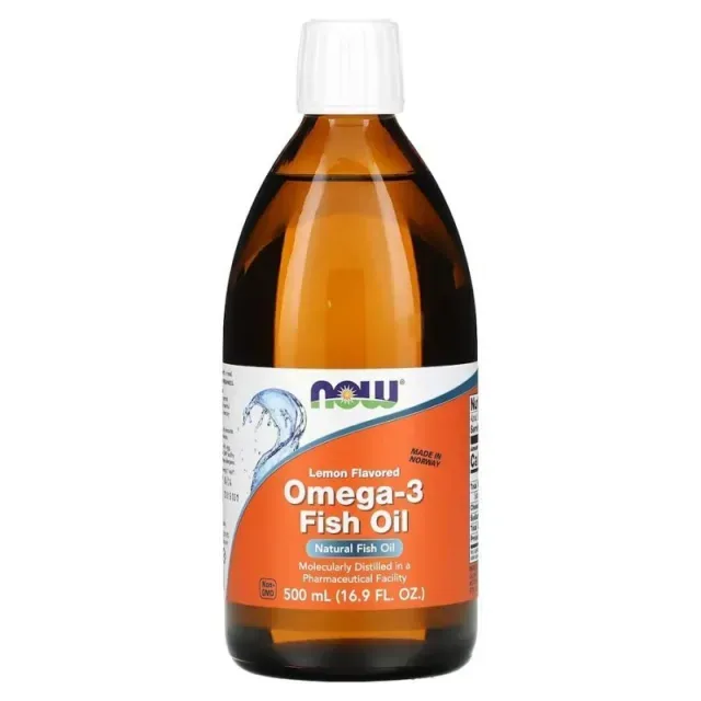Omega-3 Fish Oil, 500 мл, лимон