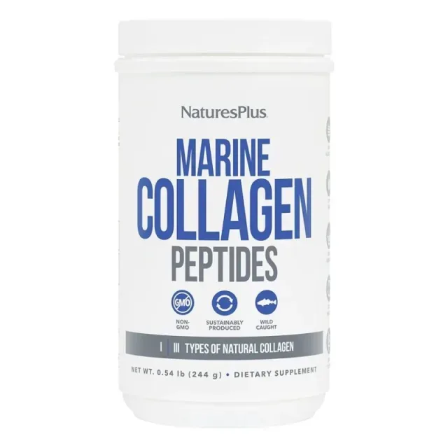 Пептиди морського колагену Natures Plus Marine Collagen Peptides, 244 грам