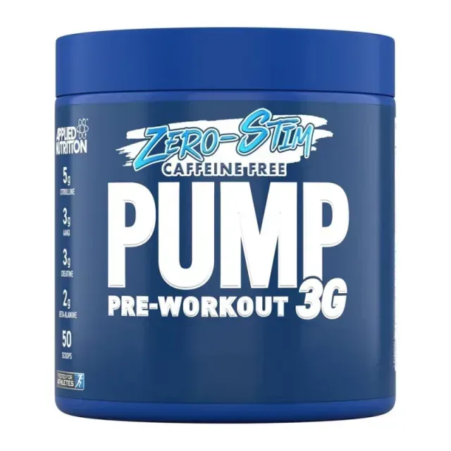 Предтренировочный комплекс Applied Nutrition Pump 3g Zero, 375 грамм - Ежевика
