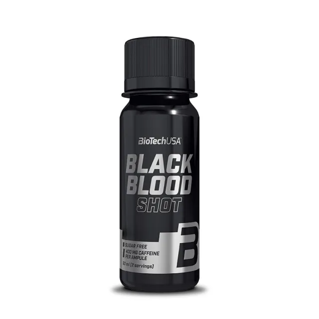 Передтренувальний комплекс BioTech Black Blood Shot, 60 мл, Лимонад