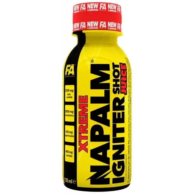 Предтренировочный комплекс Fitness Authority Napalm Igniter Juice Shot, 120 мл - Маракуйя