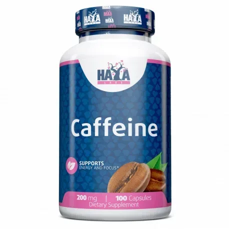 Передтренувальний комплекс Haya Labs Caffeine 200 mg, 100 капсул