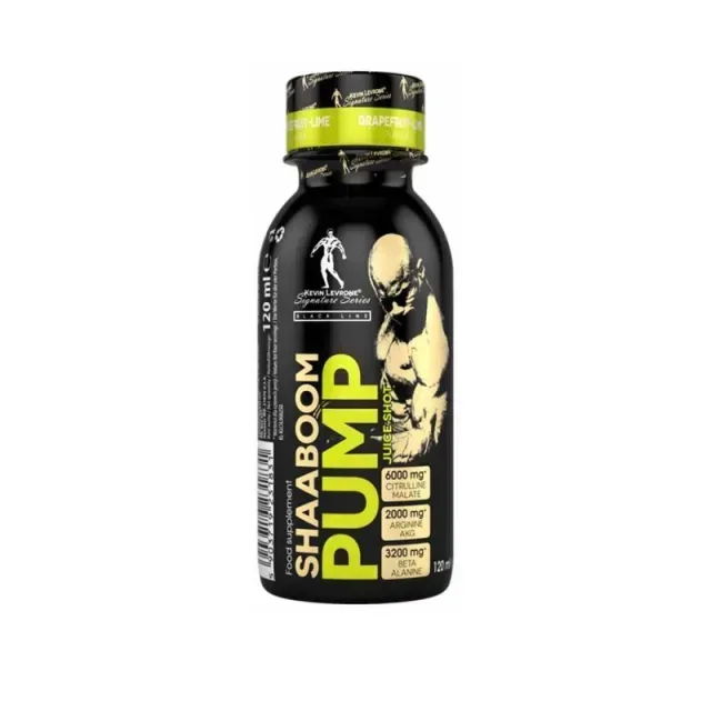 Передтренувальний комплекс Kevin Levrone Shaaboom Pump Juice Shot, 120 мл - Грейпфрут-лайм