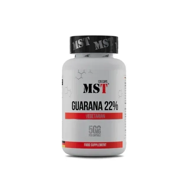 Предтренировочный комплекс MST Nutrition Guarana 22%, 90 капсул