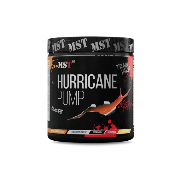 Передтренувальний комплекс MST Nutrition Hurricane Pump, 300 грам - Тропічний пунш