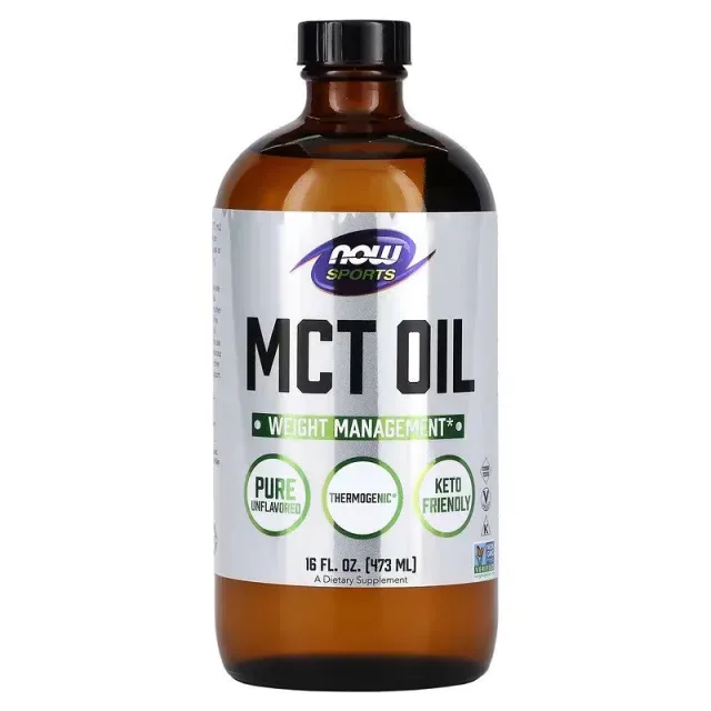 Предтренировочный комплекс NOW Sports MCT Oil, 473 мл