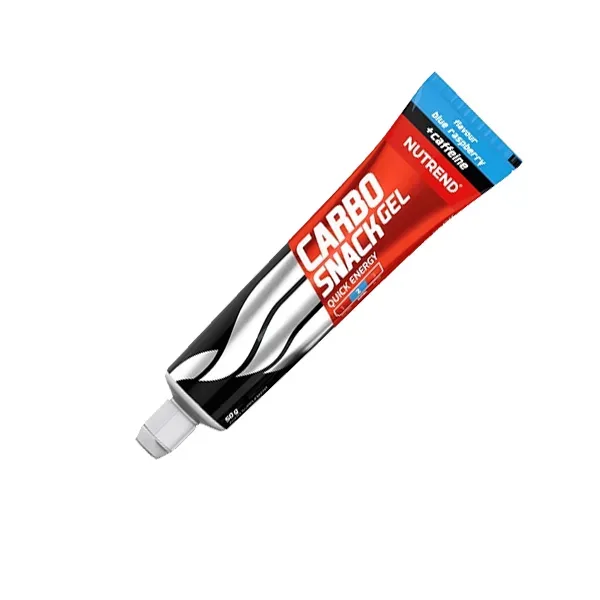Передтренувальний комплекс Nutrend Carbosnack with Caffeine, 50 грам - Ожина тюбик
