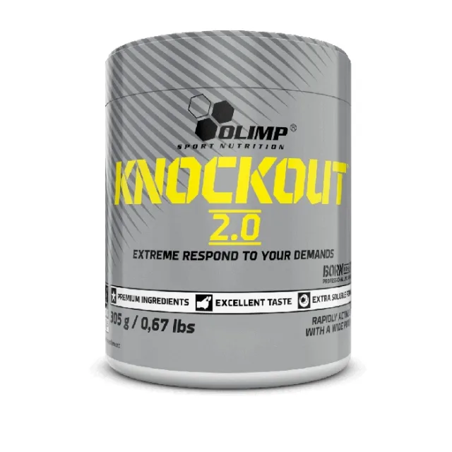 Передтренувальний комплекс Olimp Sport Nutrition Knockout 2.0, 305 грам - Жуйка