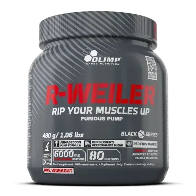 Предтренировочный комплекс Olimp Sport Nutrition R-Weiler, 480 грамм - Лайм-мята