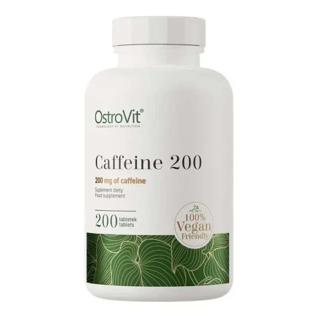 Передтренувальний комплекс OstroVit Caffeine 200, 200 таблеток