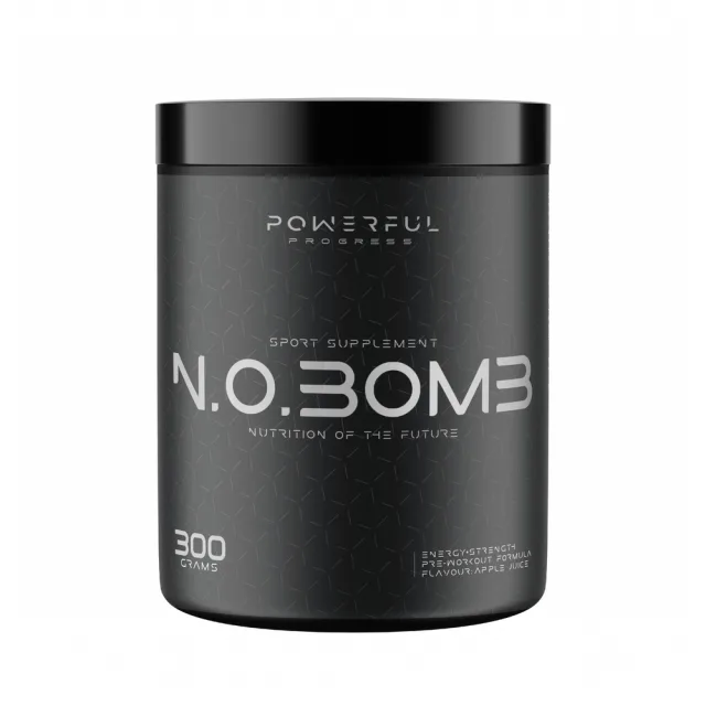 Передтренувальний комплекс Powerful Progress N.O.BOMB, 300 грам - Яблуко