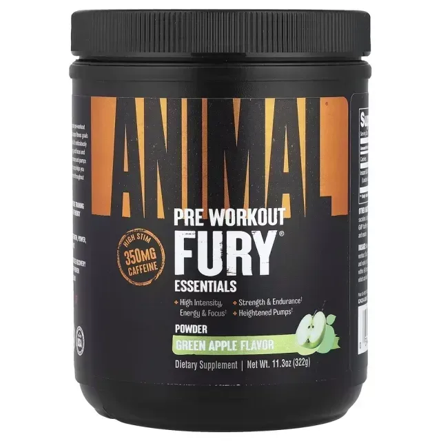 Передтренувальний комплекс Universal Nutrition Animal Fury, 20 порцій - 328 г Кавун