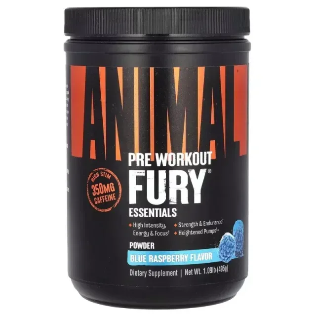 Передтренувальний комплекс Universal Nutrition Animal Fury, 30 порцій - 507 г Зелене яблуко