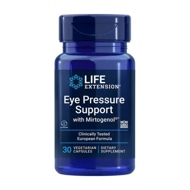 Пікногенол Life Extension Eye Pressure Support with Mirtogenol, 30 вегакапсул для захісту очей