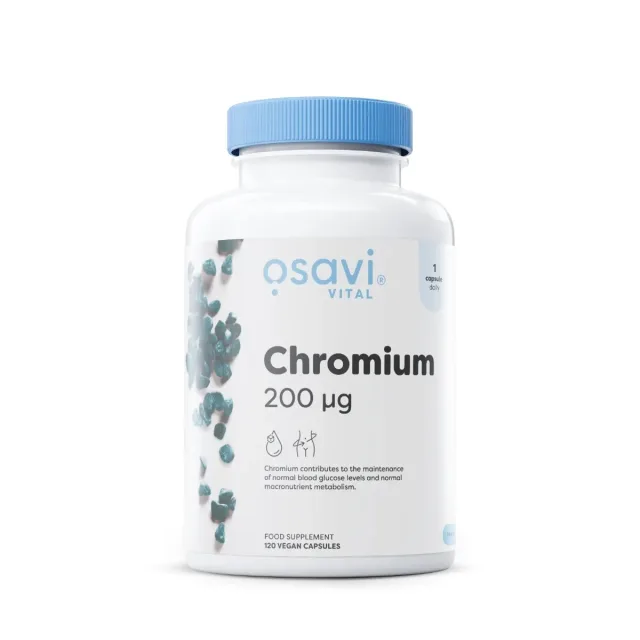 Піколінат хрому Osavi Chromium 200 mcg, 120 капсул