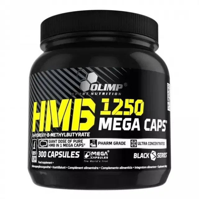 Післятренувальний комплекс Olimp Sport Nutrition HMB 1250 Mega Caps, 300 капсул